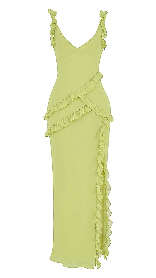 House of CB Pixie Maxi Dress - Lime